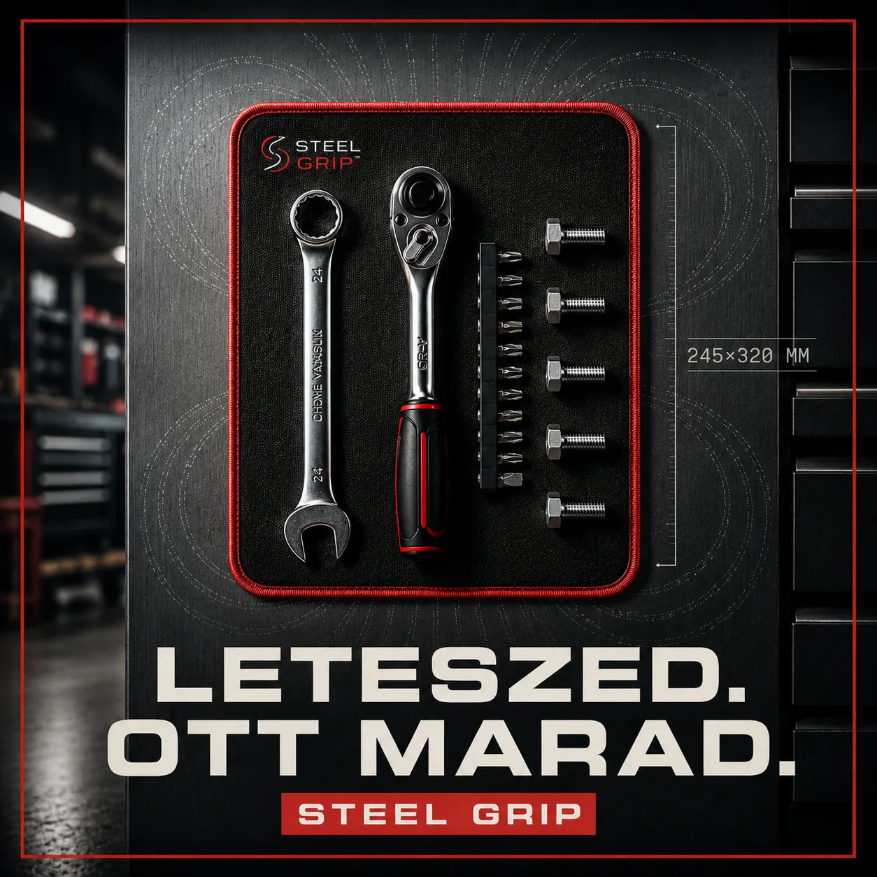 Steel Grip - Mágneses szerszámtartó