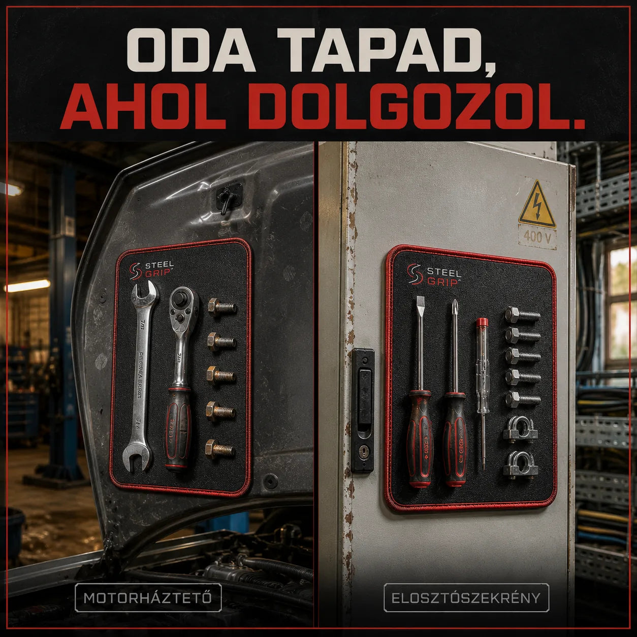 Steel Grip - Mágneses szerszámtartó
